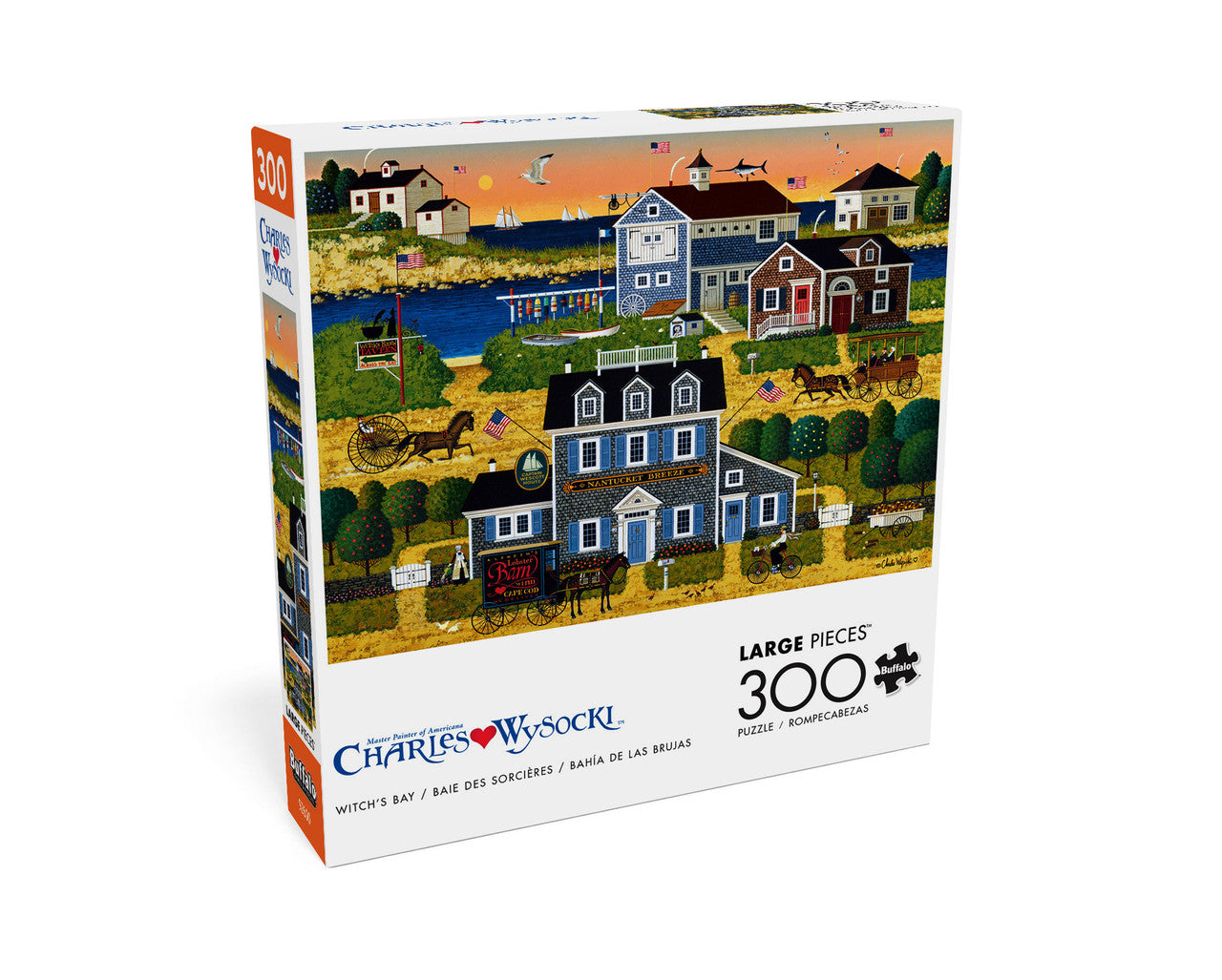 Charles Wysocki: Witch's Bay 300 Piece Puzzle