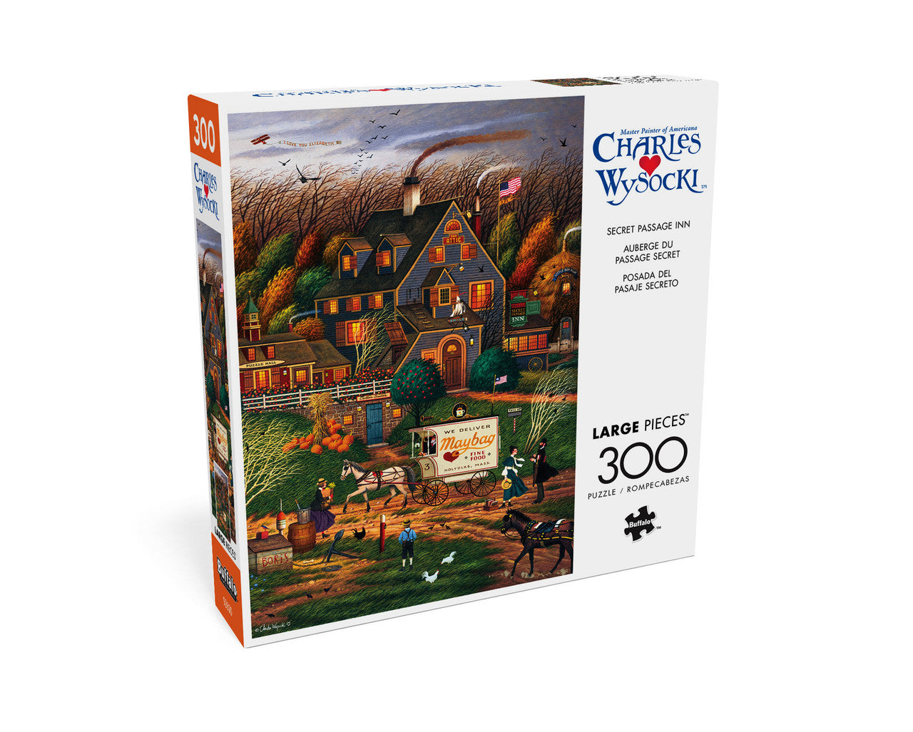 Charles Wysocki: Secret Passage Inn 300 Piece Puzzle