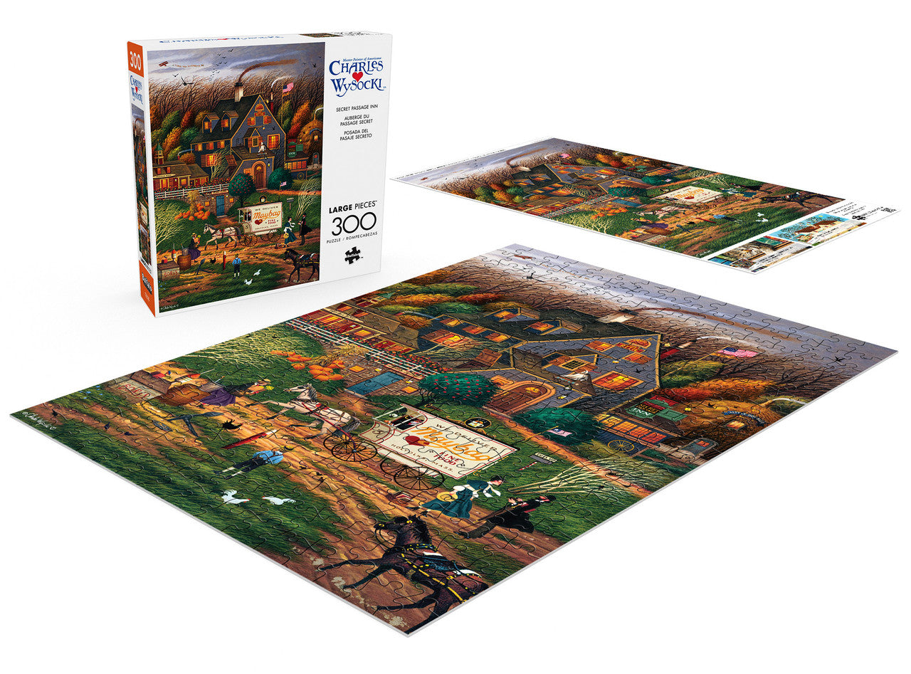 Charles Wysocki: Secret Passage Inn 300 Piece Puzzle