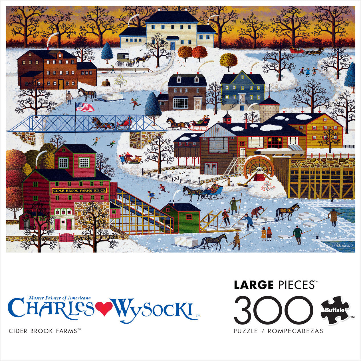 Charles Wysocki: Cider Brook Farms 300 Piece Puzzle
