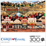 Charles Wysocki: Sleepy Town West 300 Piece Puzzle