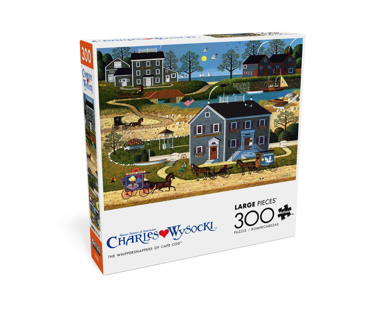 Charles Wysocki: The Whippersnappers of Cape Cod 300 Piece Puzzle