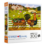 Charles Wysocki: Rooster Express 300 Piece Puzzle