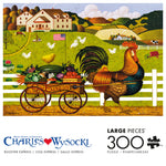 Charles Wysocki: Rooster Express 300 Piece Puzzle