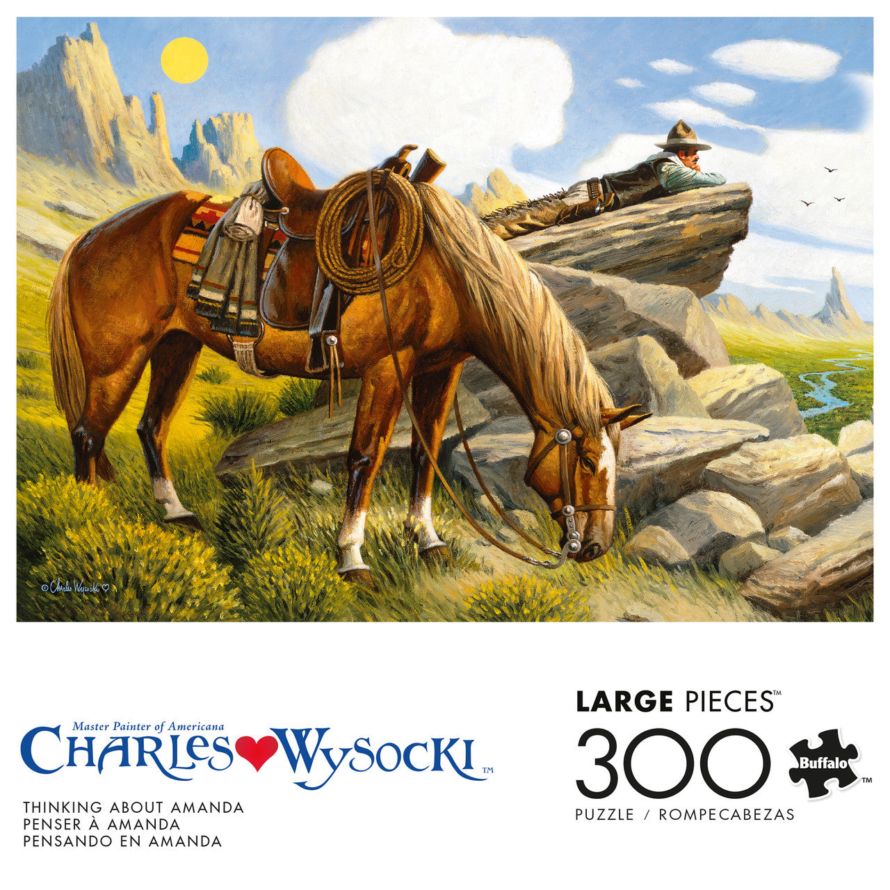 Charles Wysocki: Thinking About Amanda 300 Piece Puzzle – Buffalo