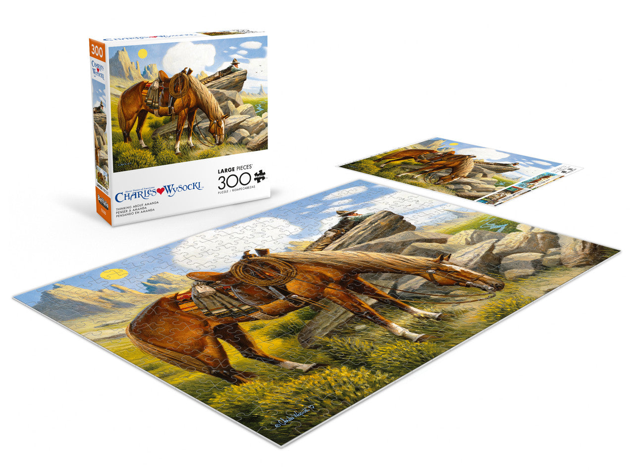 Charles Wysocki: Thinking About Amanda 300 Piece Puzzle – Buffalo