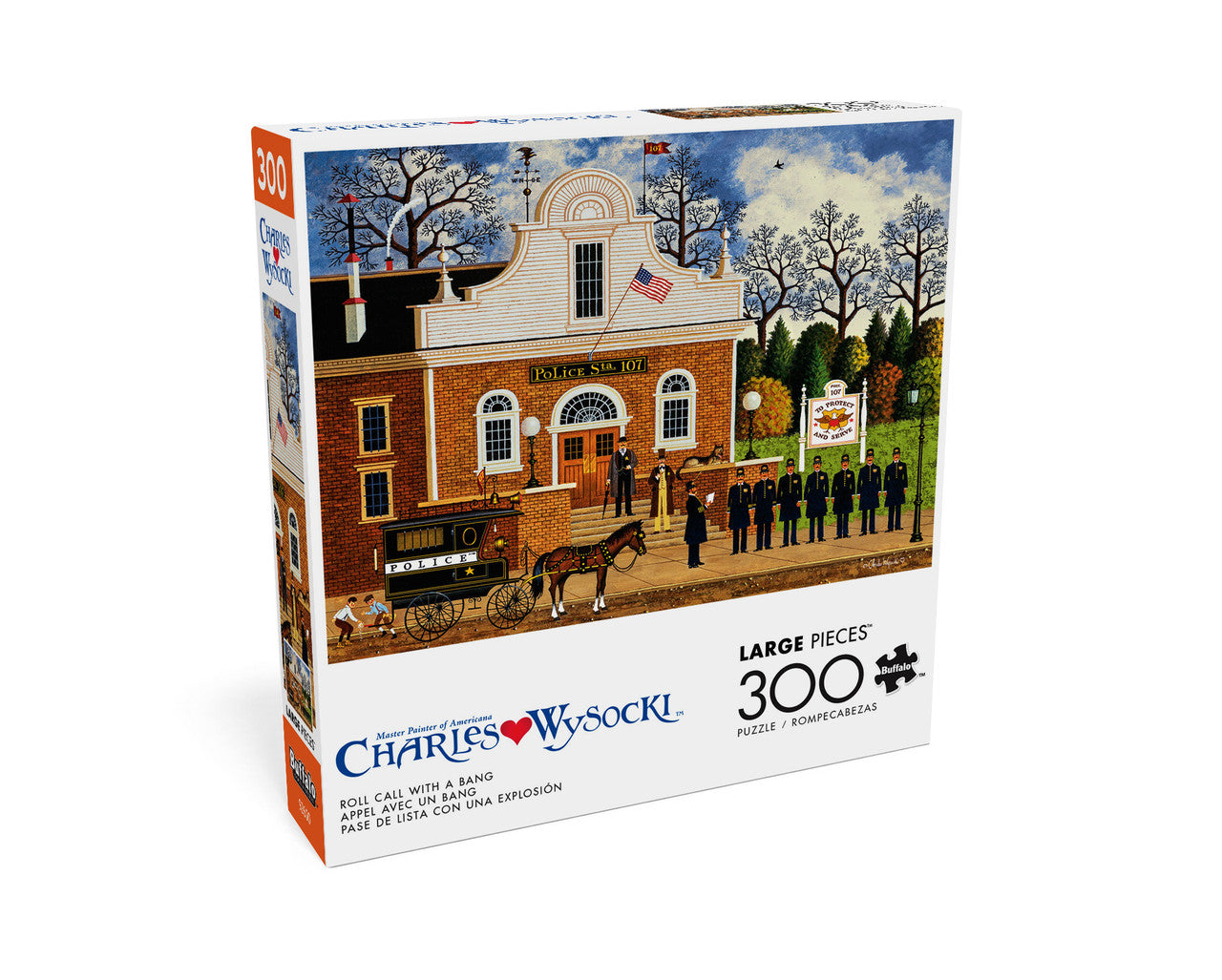Charles Wysocki: Roll Call with a Bang 300 Piece Puzzle