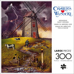 Charles Wysocki: Wednesday Night Checkers 300 Piece Puzzle