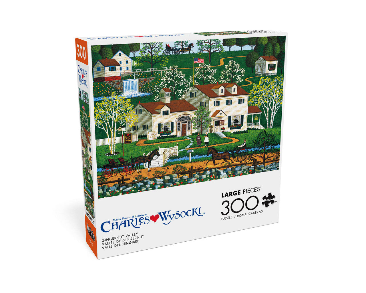 Charles Wysocki: Gingernut Valley 300 Piece Puzzle