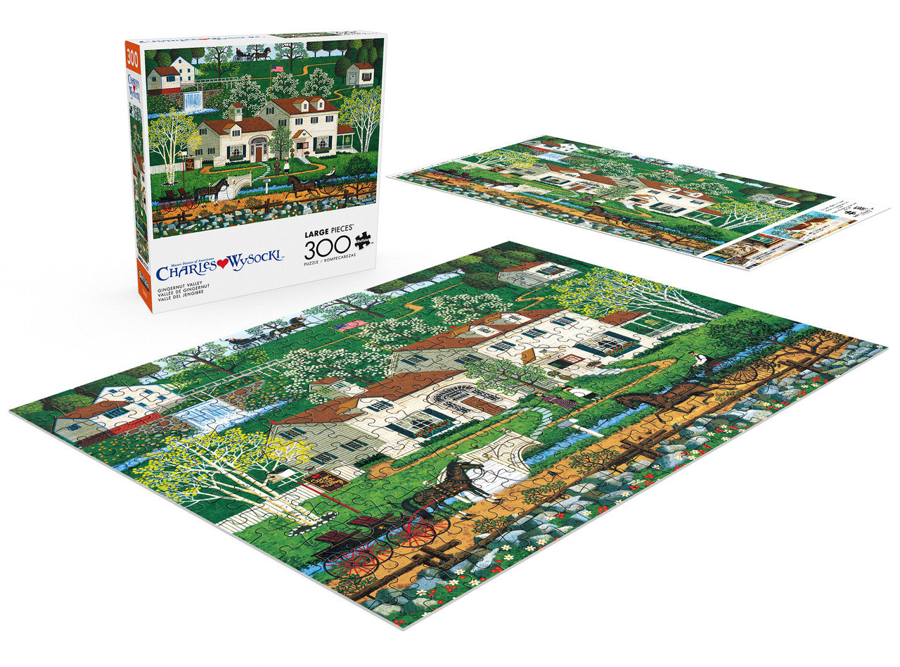 Charles Wysocki: Gingernut Valley 300 Piece Puzzle – Buffalo Games