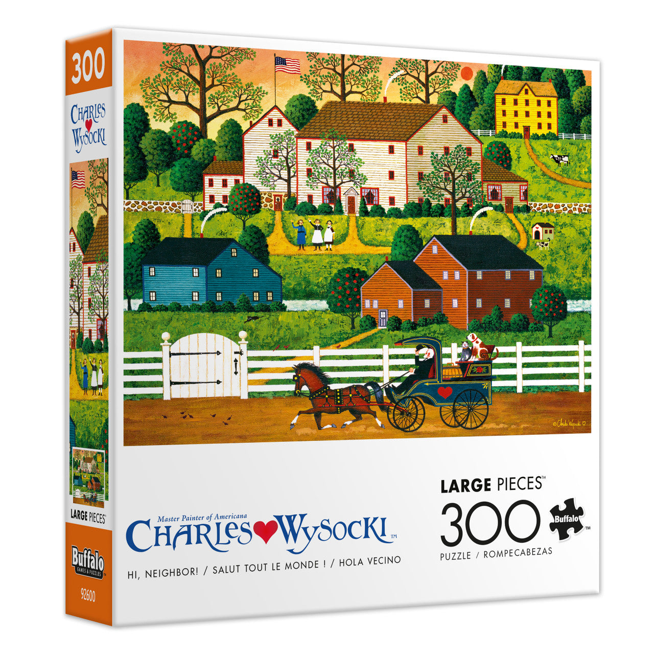 Charles Wysocki: Hi Neighbor 300 Piece Puzzle