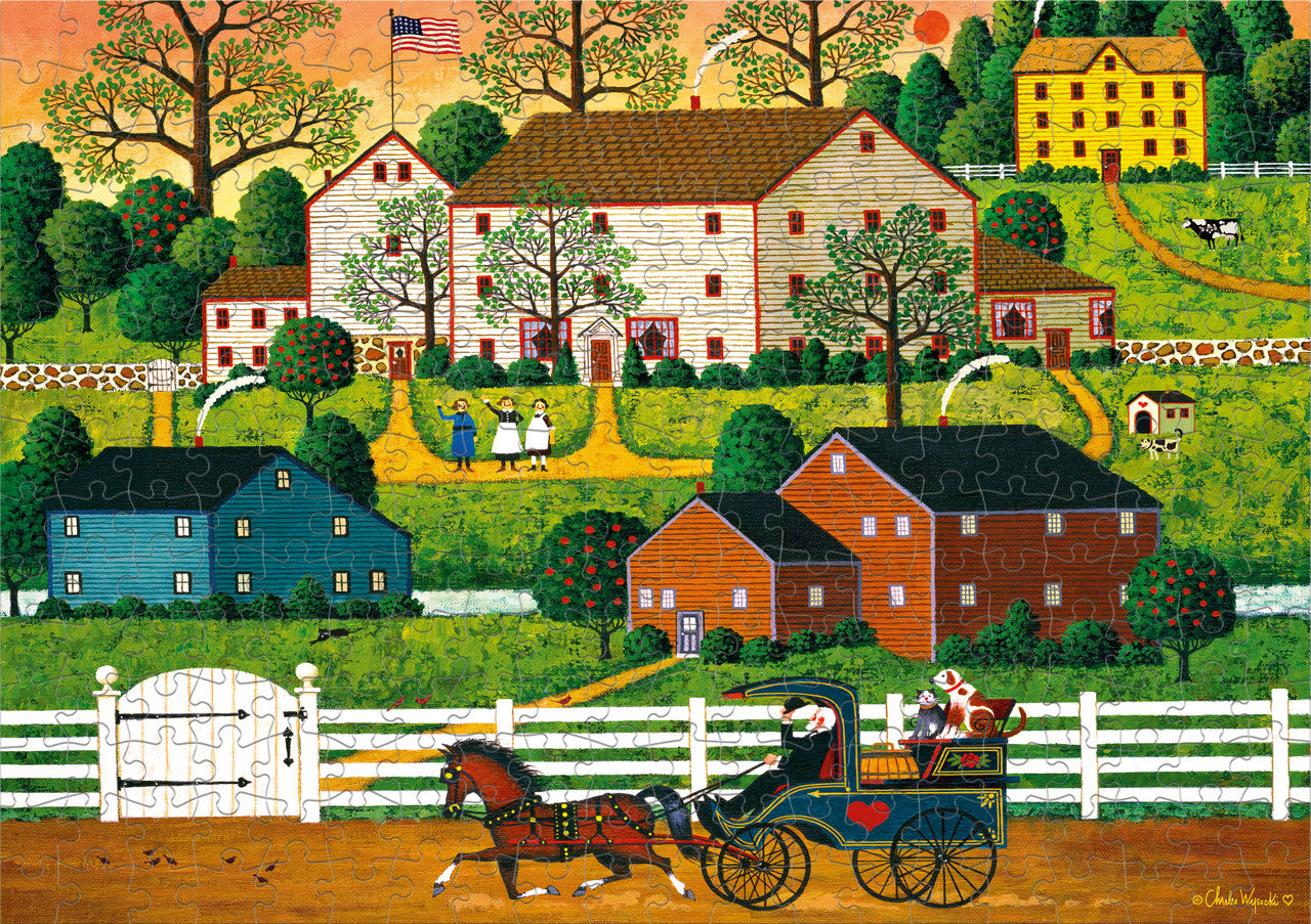 Charles Wysocki: Hi Neighbor 300 Piece Puzzle