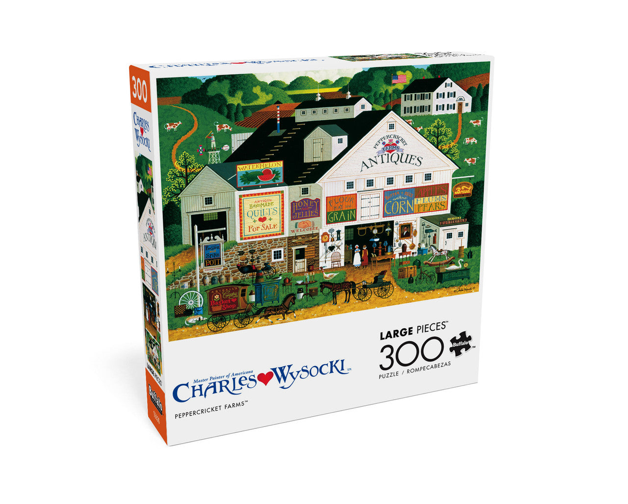 Charles Wysocki: Peppercricket Farms 300 Piece Puzzle