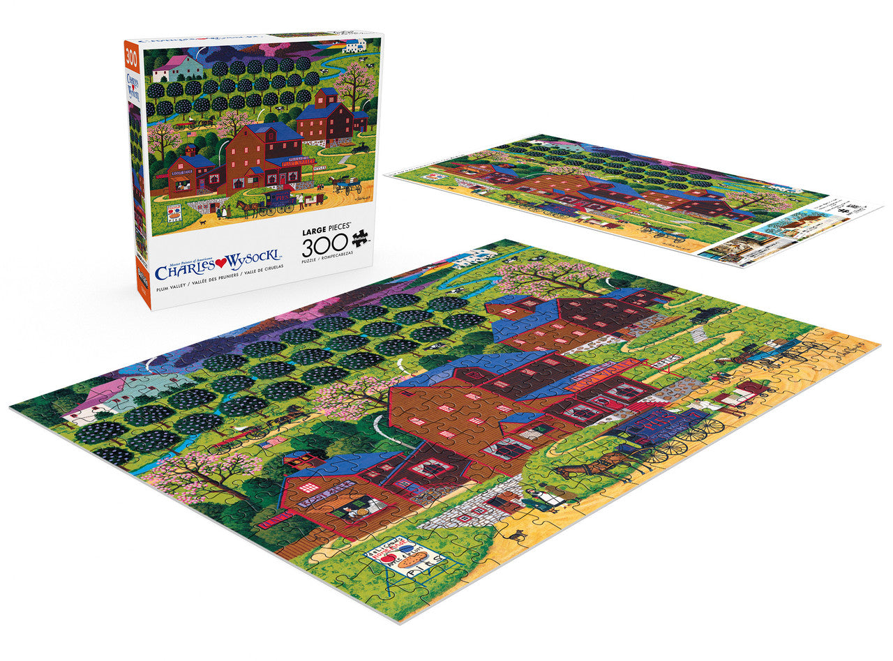 Charles Wysocki: Plum Valley 300 Piece Puzzle