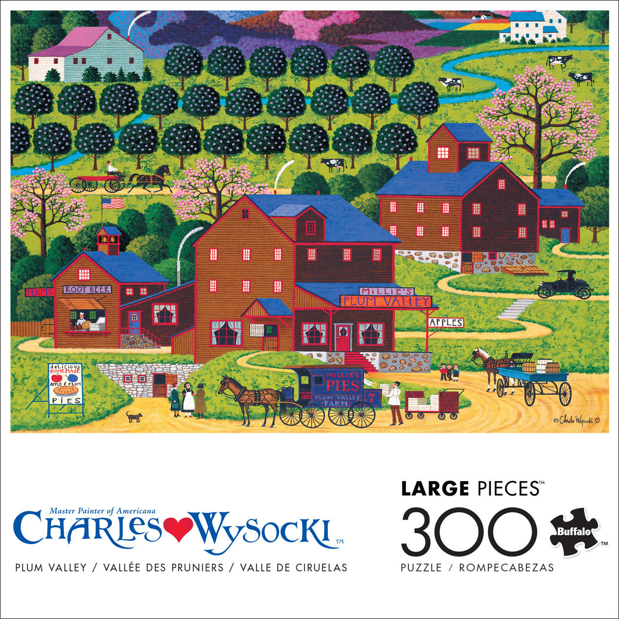 Charles Wysocki: Plum Valley 300 Piece Puzzle