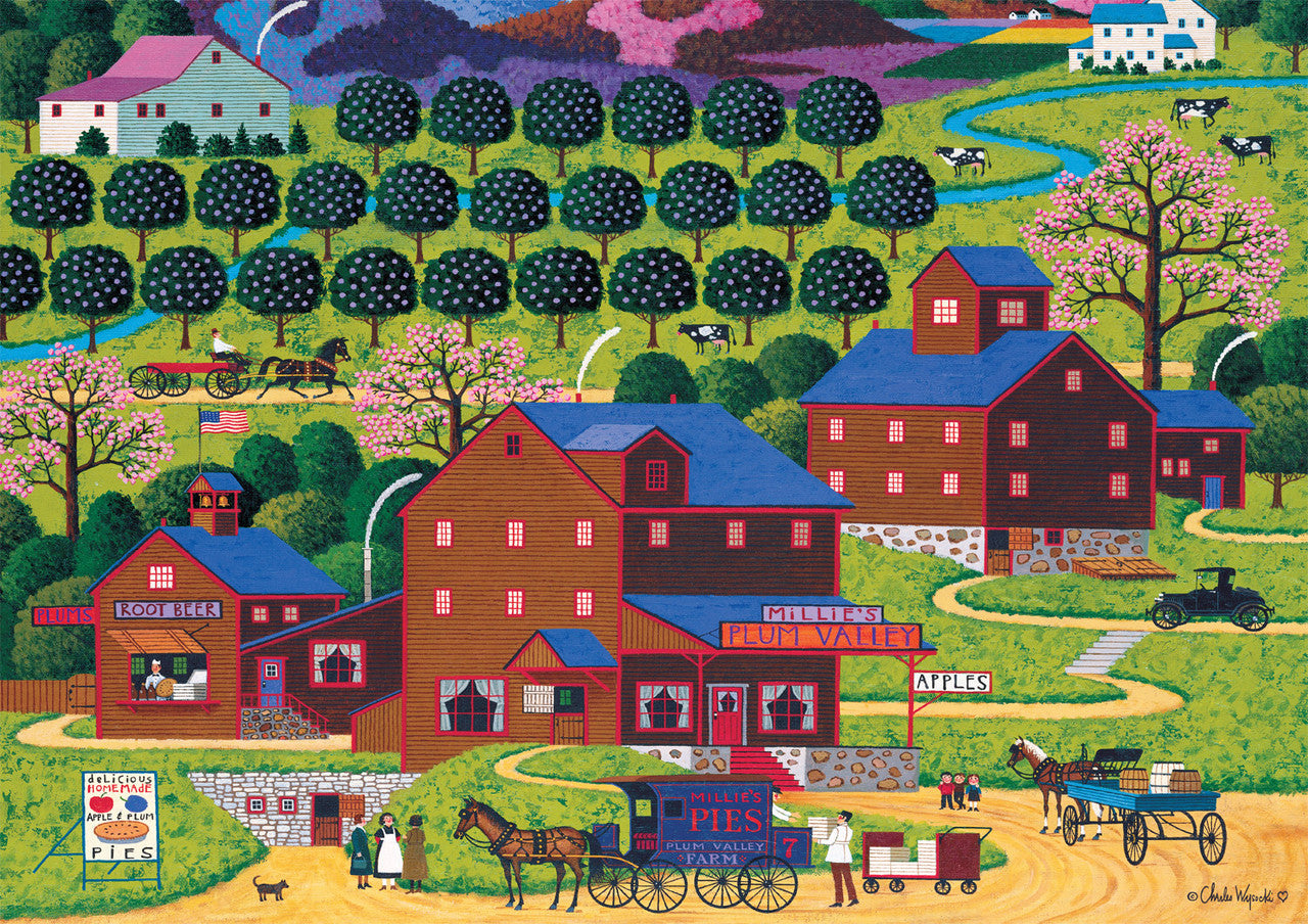 Charles Wysocki: Plum Valley 300 Piece Puzzle