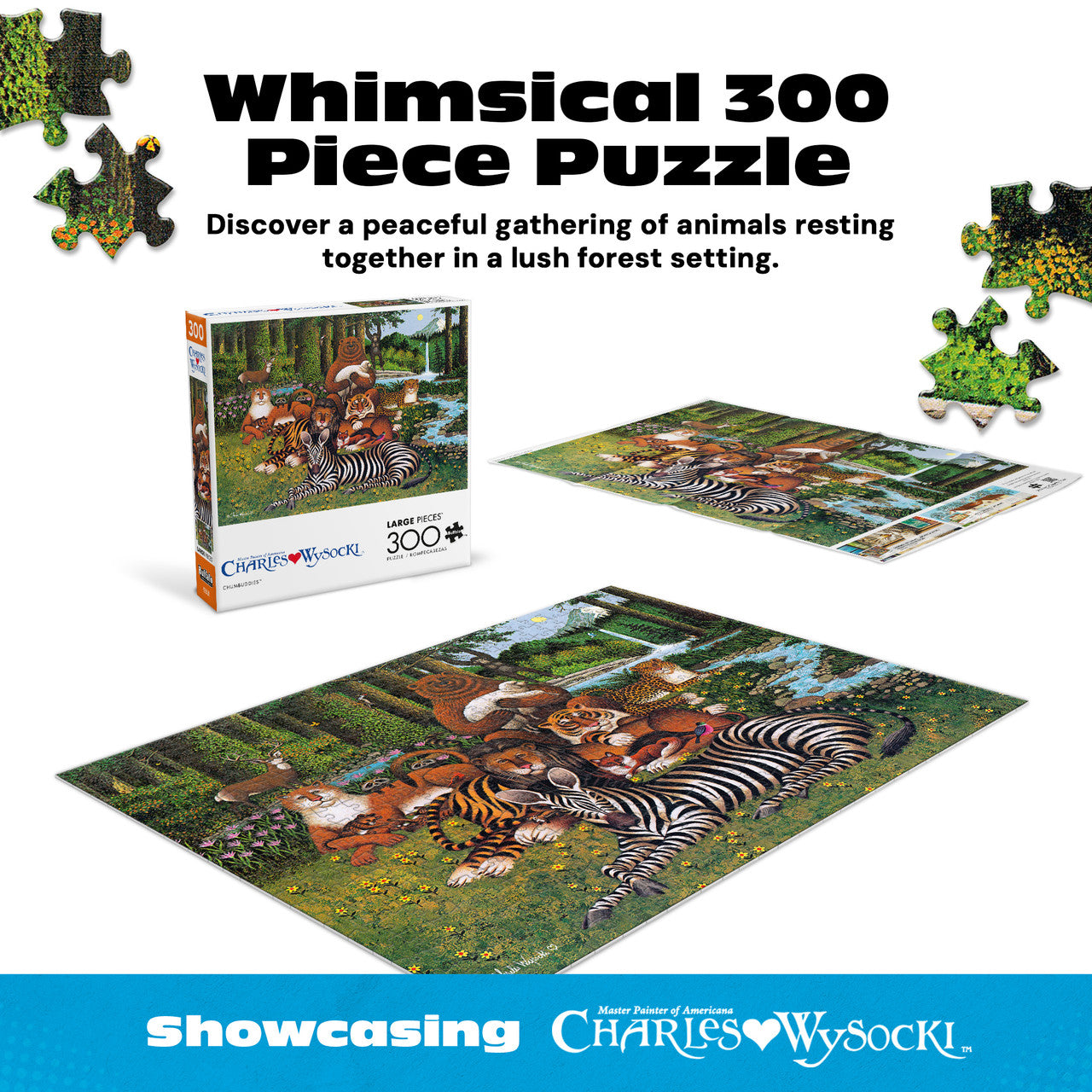 Charles Wysocki: Chumbuddies 300 Piece Puzzle