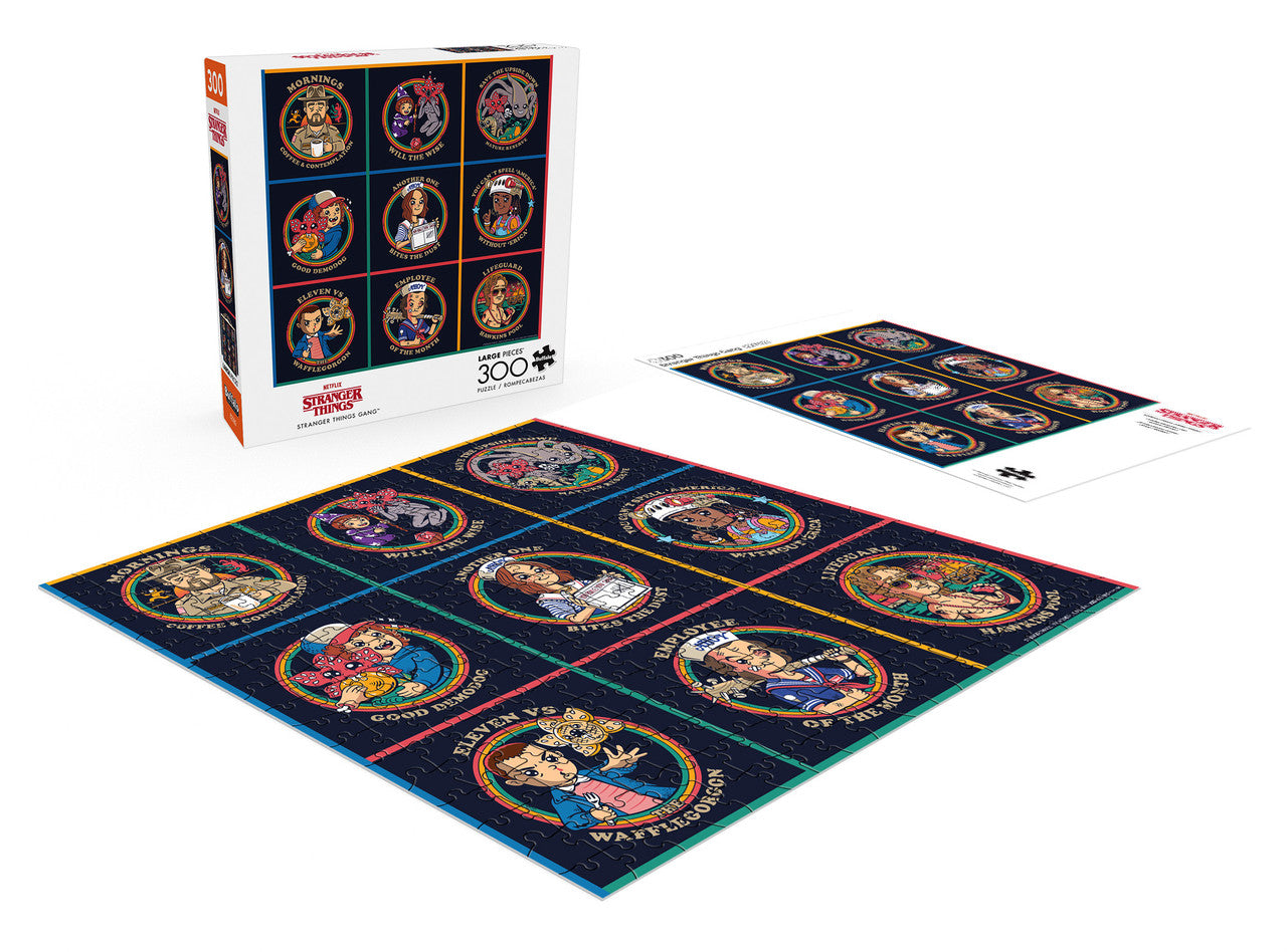 Stranger Things: Stranger Things Gang 300 Piece Jigsaw Puzzle