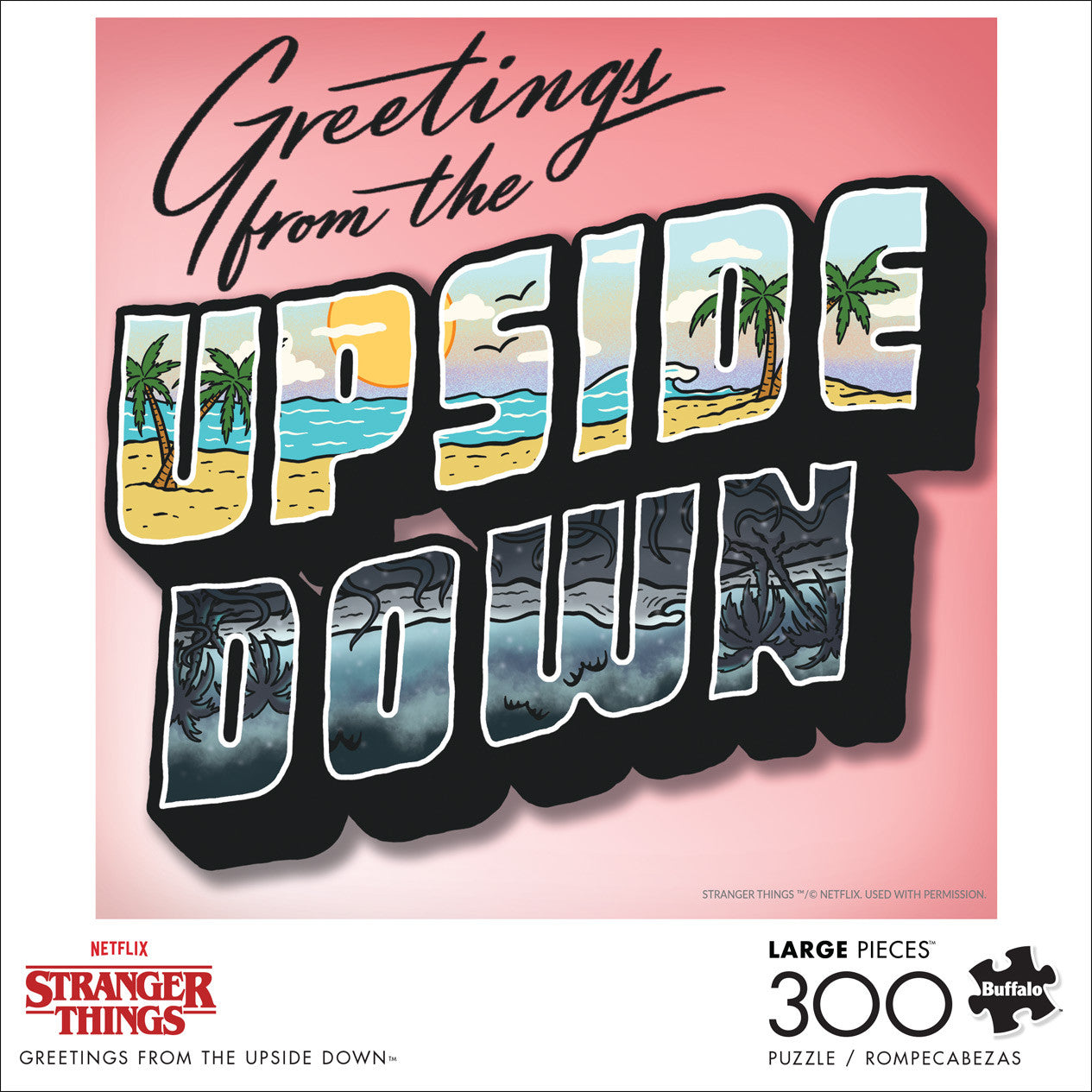 Stranger Things: Greetings from the Upside Down 300 Piece Jigsaw Puzzle