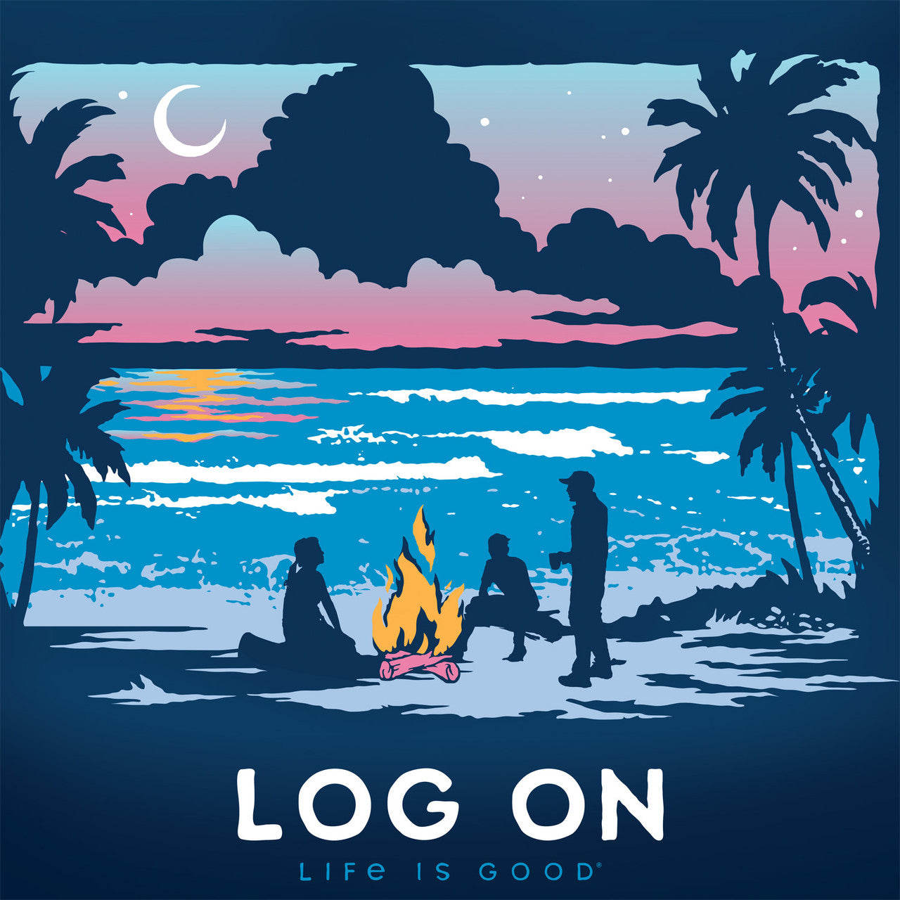 Life Is Good: Tropical Log On 300 Piece Jigsaw Puzzle