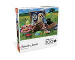 Adorable Animals:  Puppy Park Picnic 300 Large Piece Puzzle