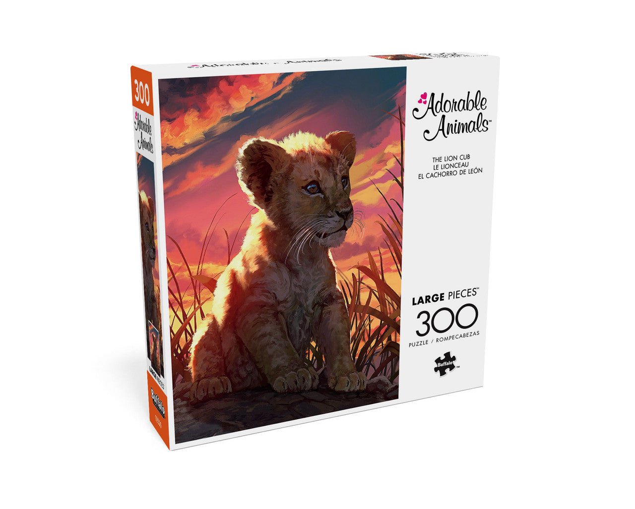 Adorable Animals:  The Lion Cub 300 Large piece Puzzle