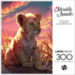 Adorable Animals:  The Lion Cub 300 Large piece Puzzle