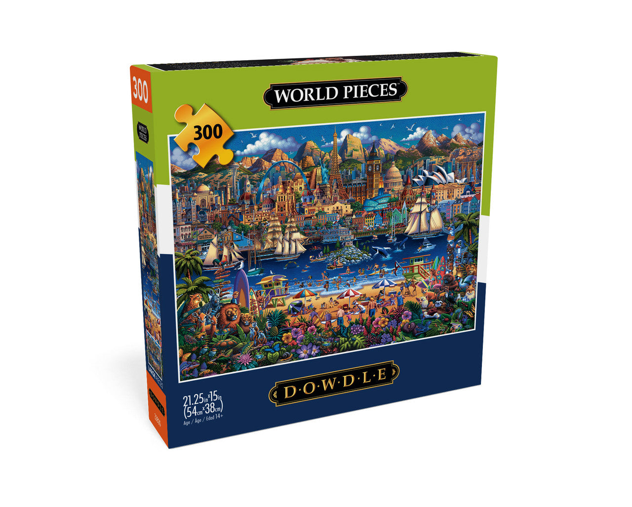 Eric Dowdle: World Pieces 300 Piece Puzzle