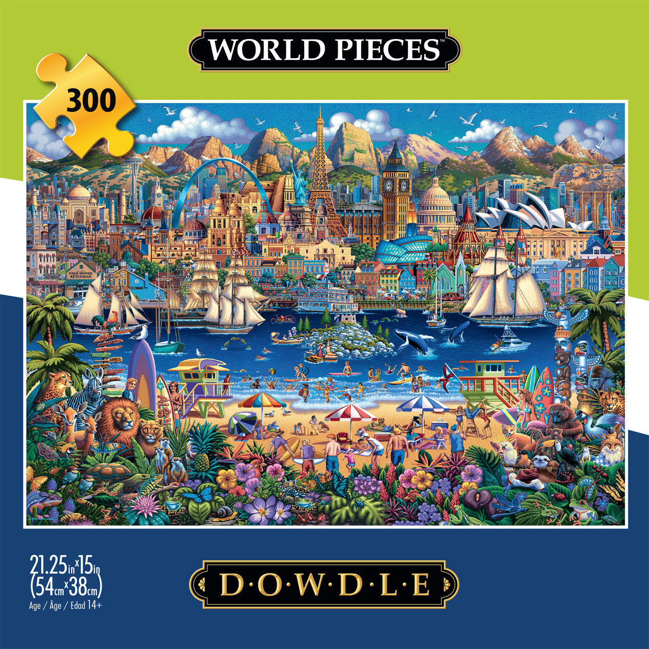 Eric Dowdle: World Pieces 300 Piece Puzzle