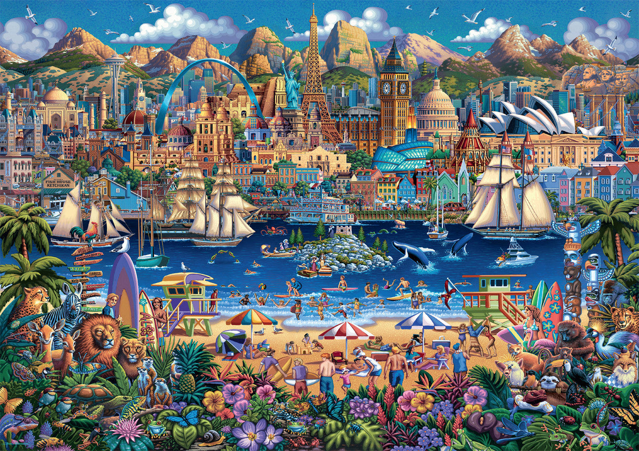 Eric Dowdle: World Pieces 300 Piece Puzzle