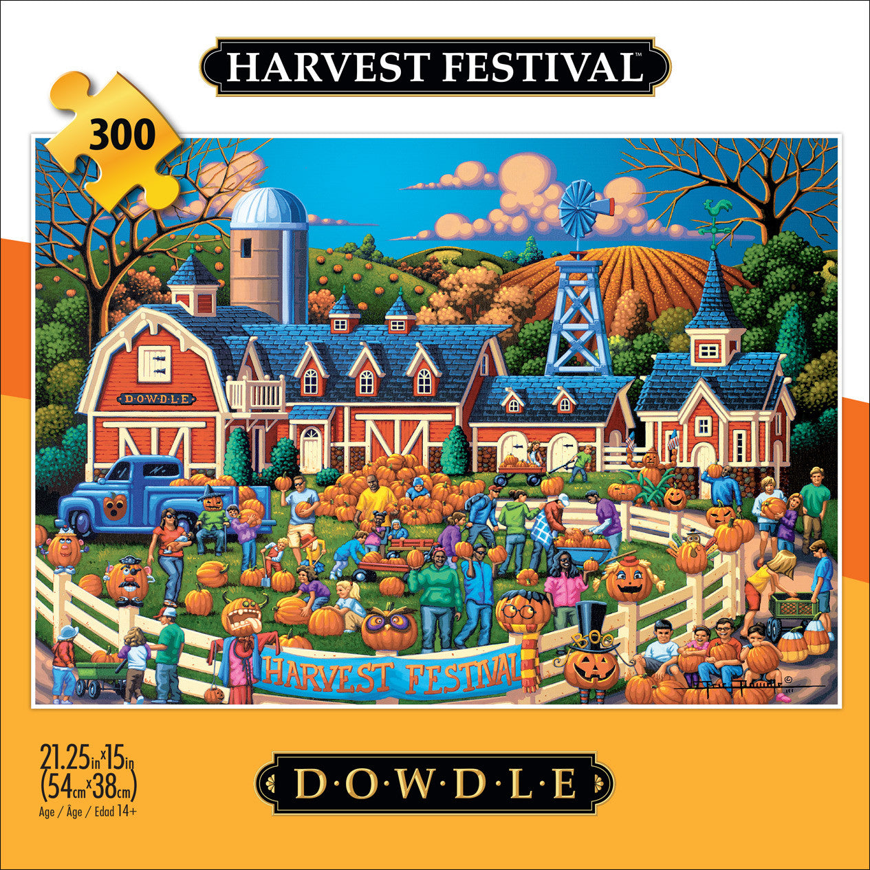 Eric Dowdle: Harvest Festival 300 Piece Puzzle