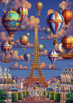 Eric Dowdle: Balloons Over Paris 300 Piece Puzzle