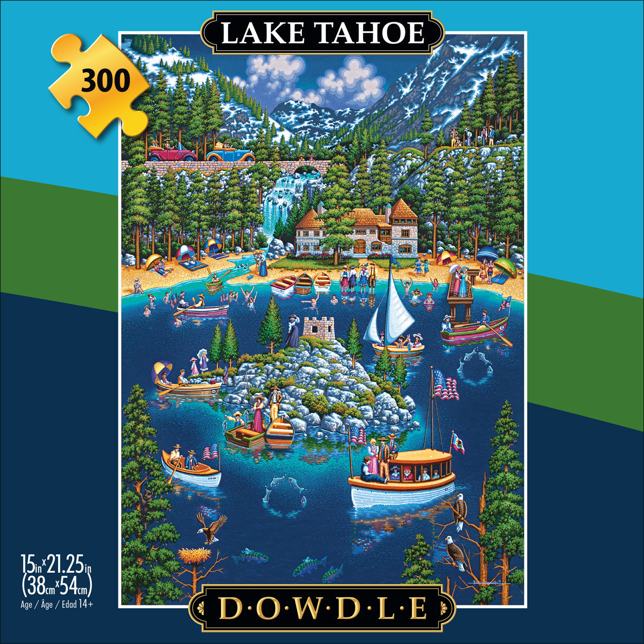 Eric Dowdle: Lake Tahoe 300 Piece Puzzle