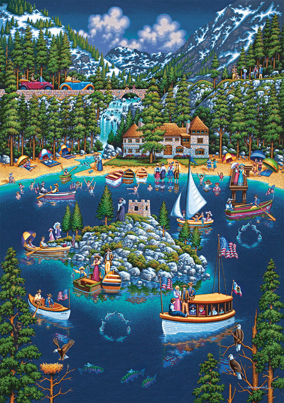 Eric Dowdle: Lake Tahoe 300 Piece Puzzle