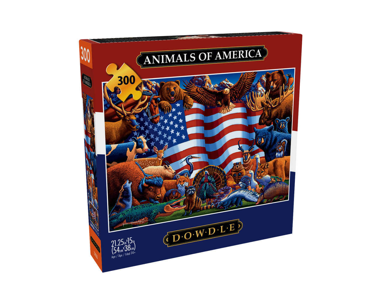 Eric Dowdle: Animals of America 300 Piece Puzzle