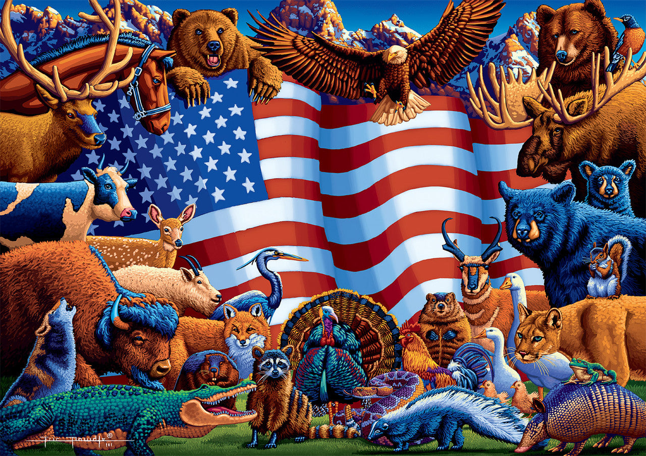 Eric Dowdle: Animals of America 300 Piece Puzzle