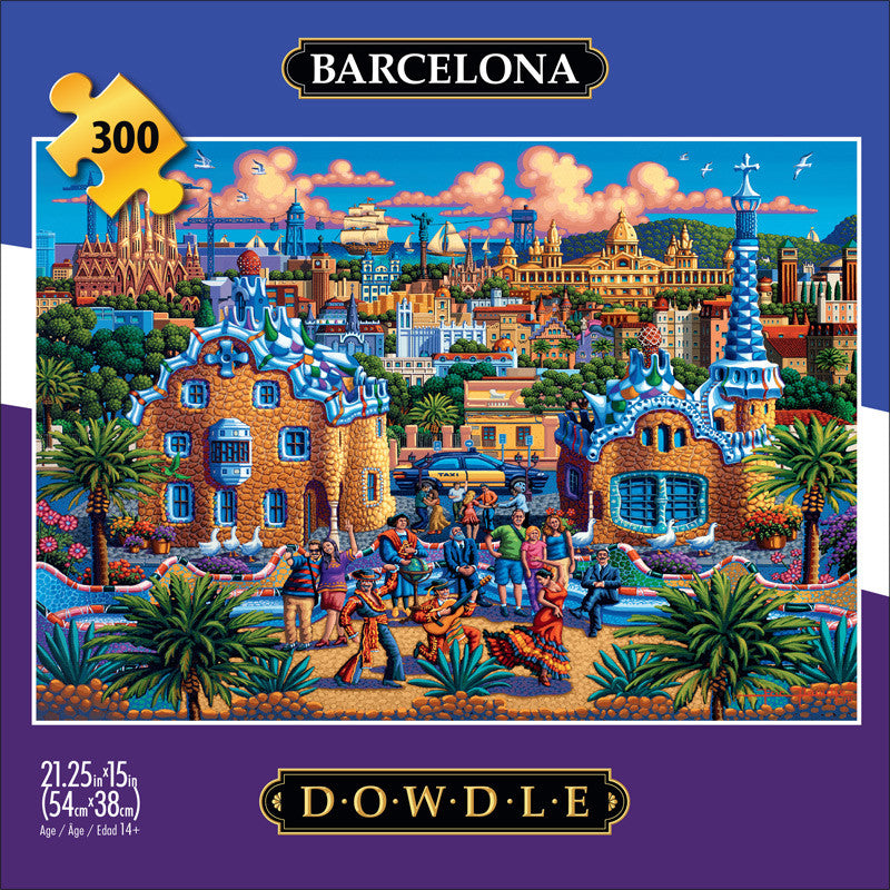 Eric Dowdle: Barcelona 300 Piece Puzzle