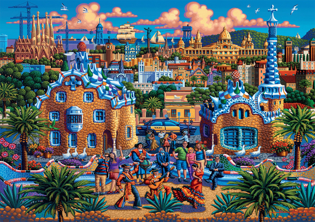 Eric Dowdle: Barcelona 300 Piece Puzzle