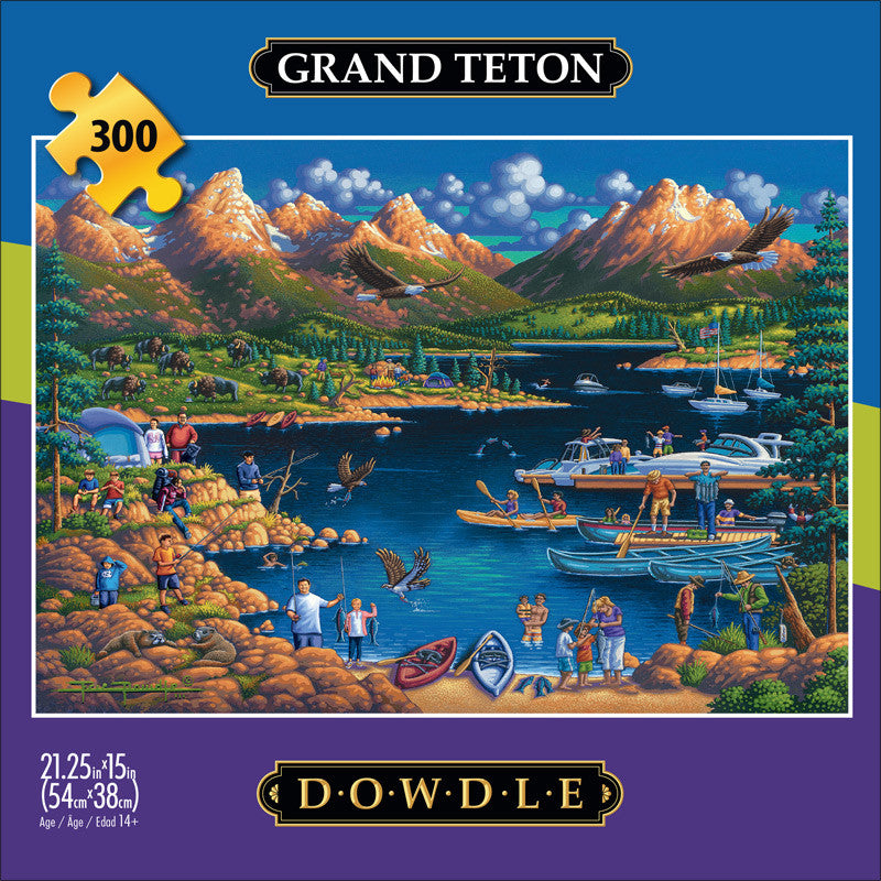 Eric Dowdle: Grand Teton 300 Piece Puzzle