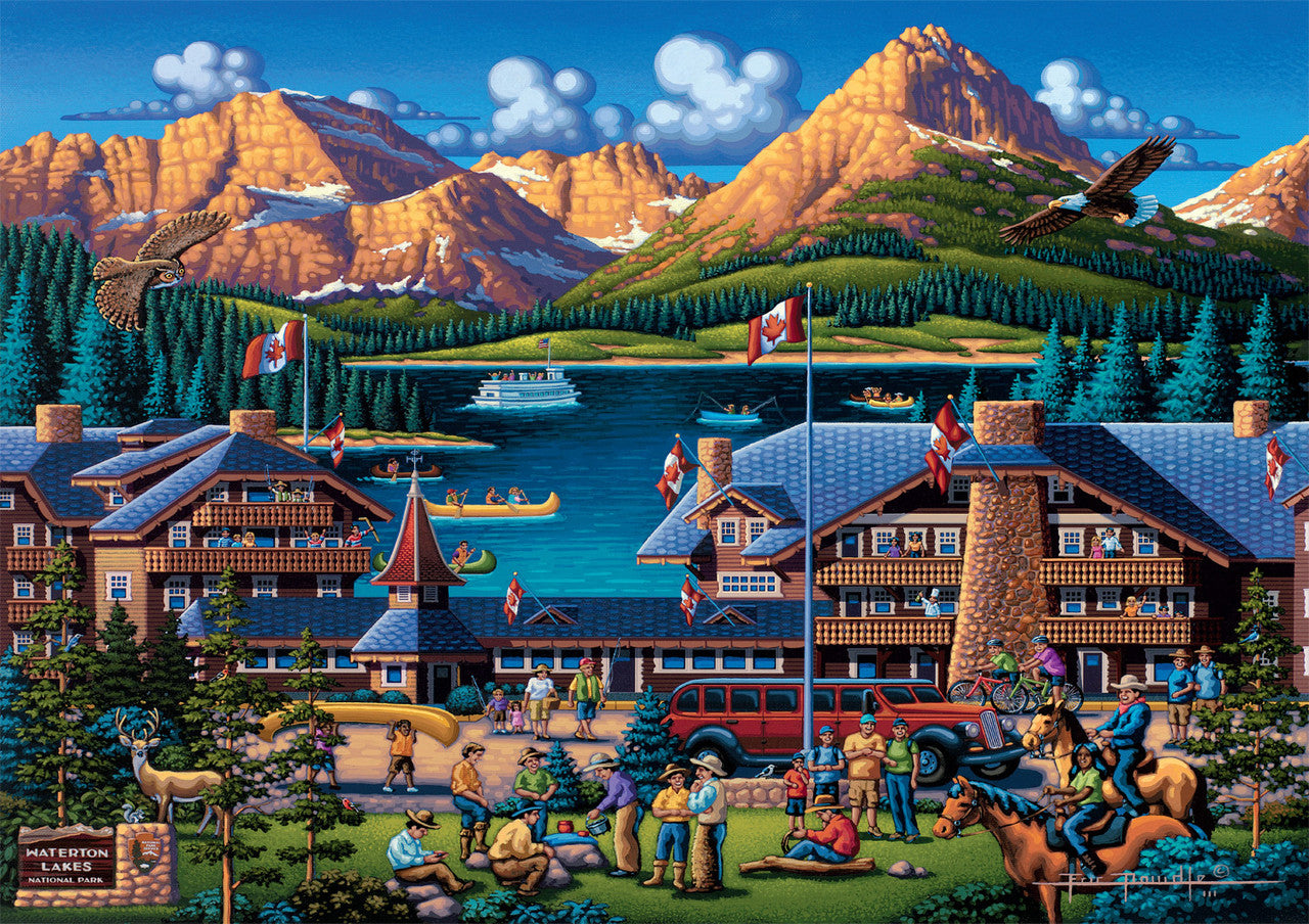 Eric Dowdle: Waterton Lakes National Park 300 Piece Puzzle