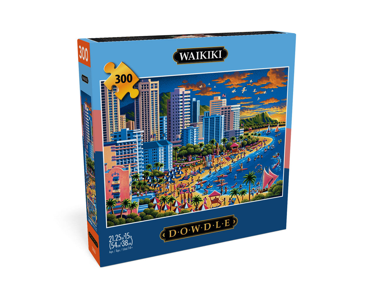 Eric Dowdle: Waikiki 300 Piece Puzzle