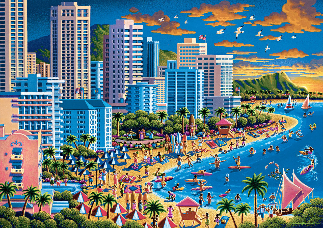 Eric Dowdle: Waikiki 300 Piece Puzzle