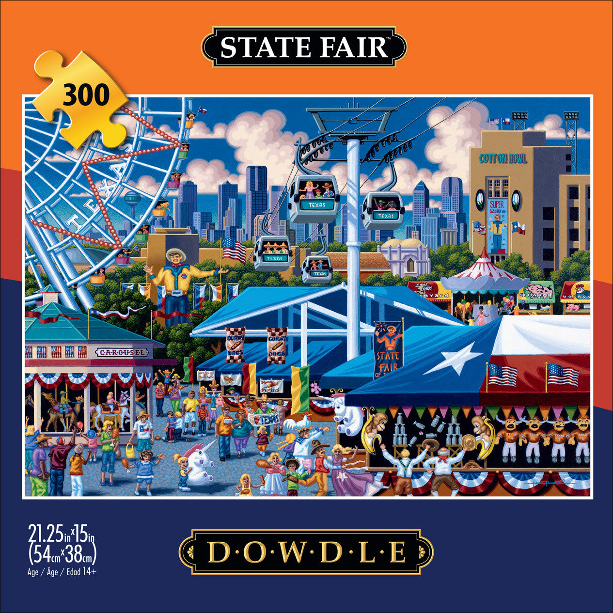 Eric Dowdle: State Fair 300 Piece Puzzle