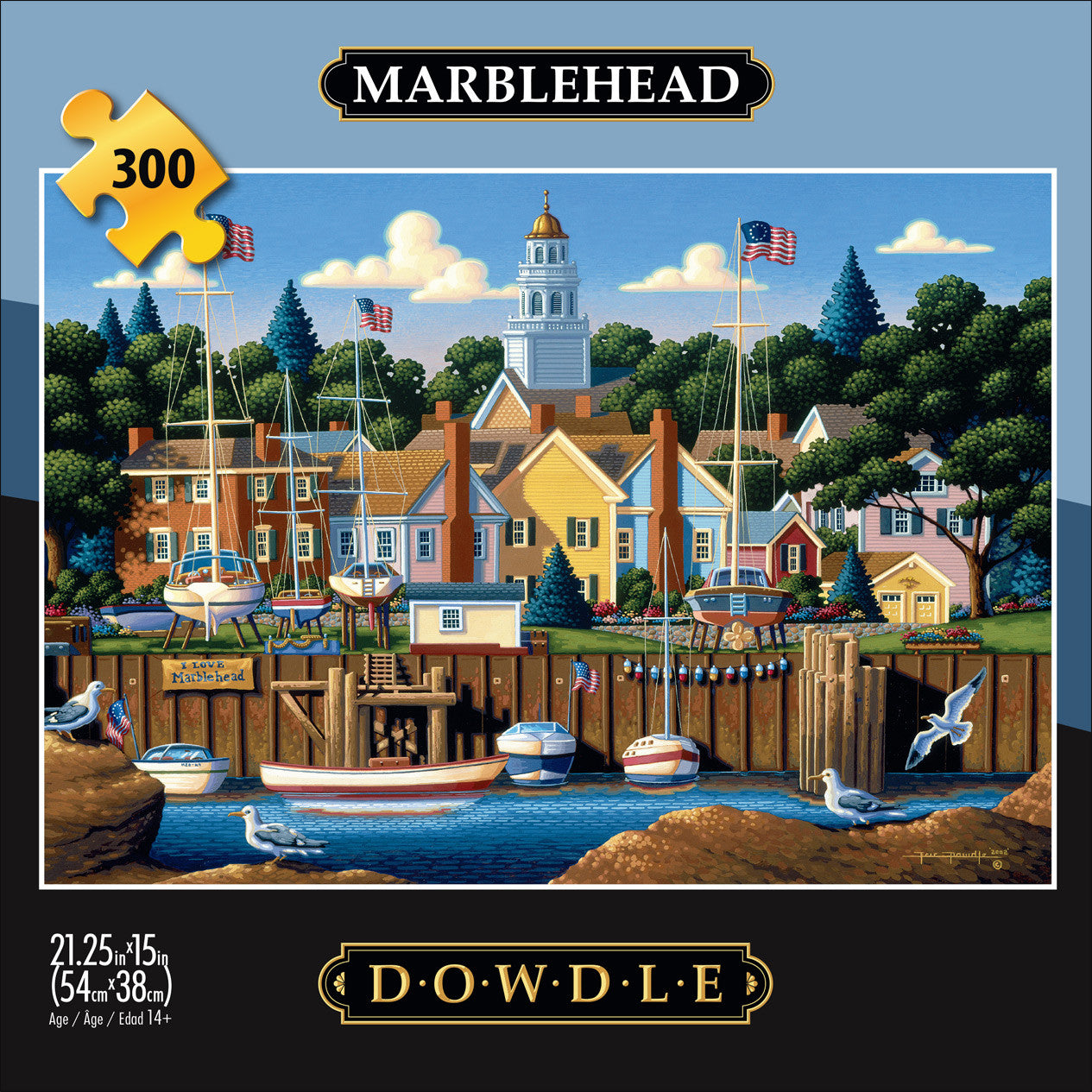 Eric Dowdle: Marblehead 300 Piece Puzzle