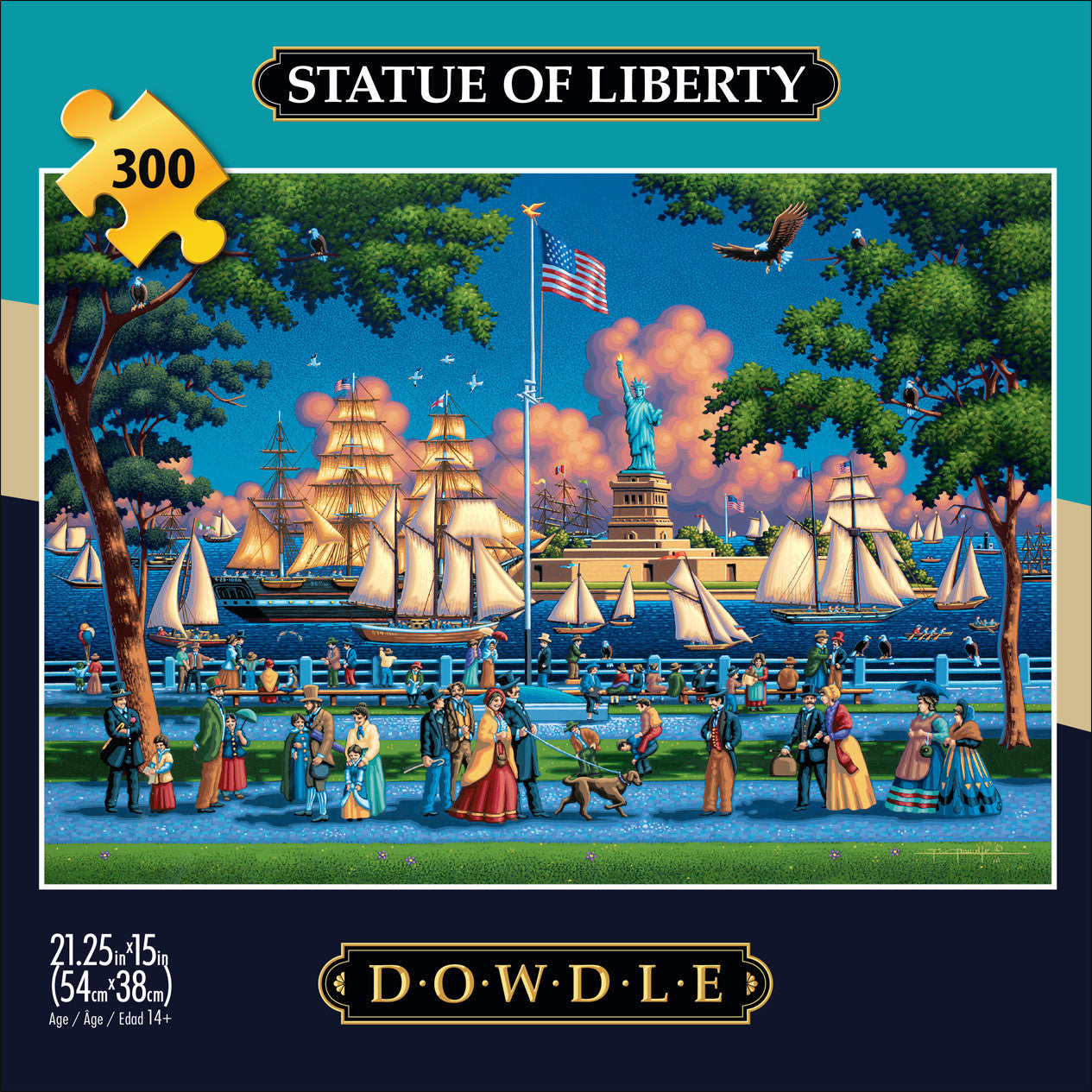 Eric Dowdle: Statue of Liberty 300 Piece Puzzle