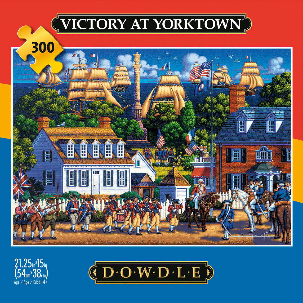 Eric Dowdle: Victory at Yorktown 300 Piece Puzzle