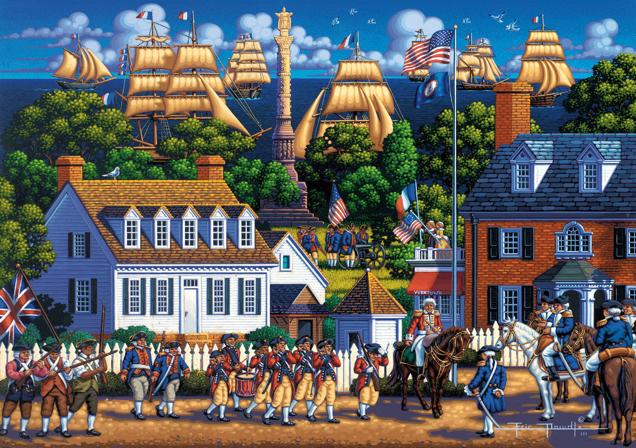 Eric Dowdle: Victory at Yorktown 300 Piece Puzzle