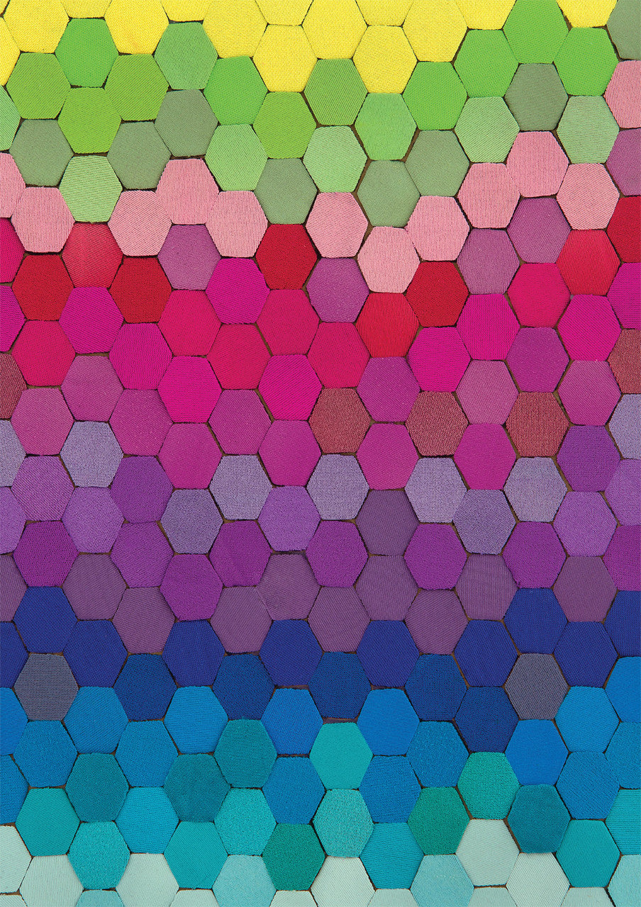 Sustainable Puzzle Series: Hexagon Multicolor B 300 Piece Jigsaw Puzzle