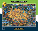 Eric Dowdle: National Parks Map 2000 Piece Puzzle