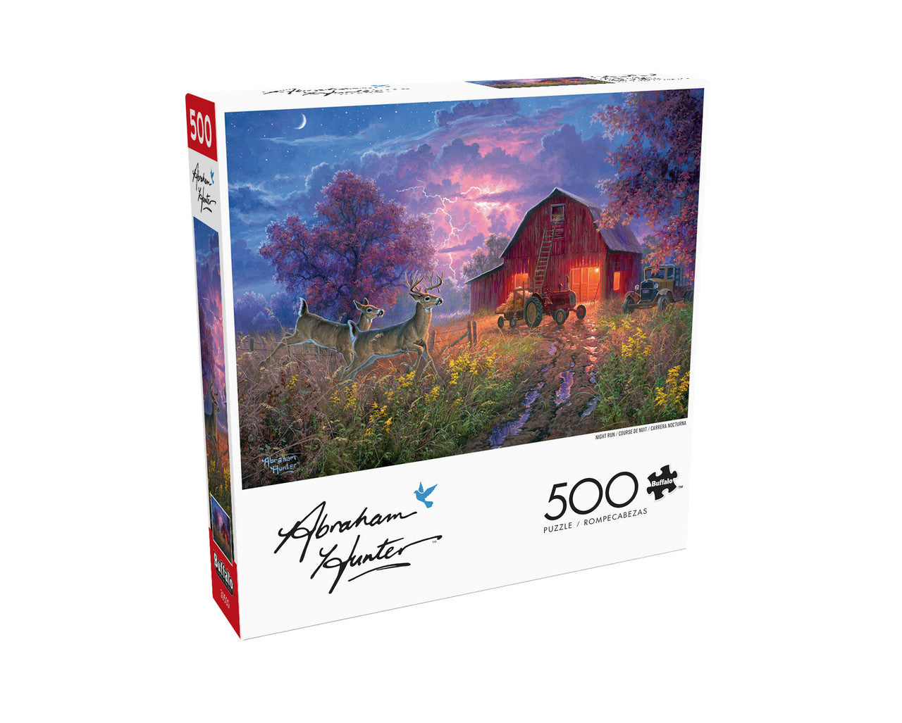 Abraham Hunter: Night Run 500 Piece Puzzle